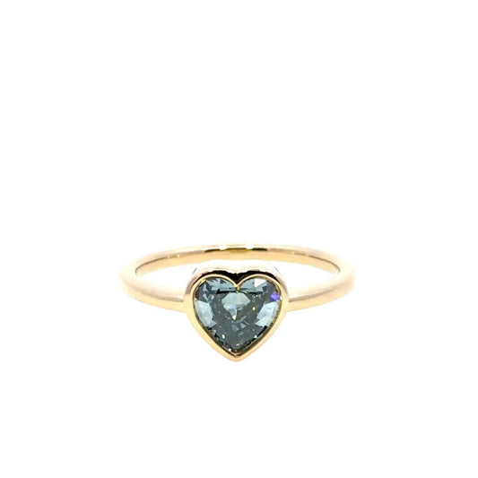 Aamiaa - Women's Heart Shape Lab Grown Diamond Ring