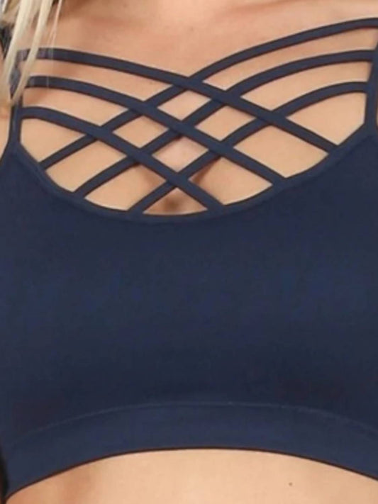 Zenana - Strappy Seamless Bralette