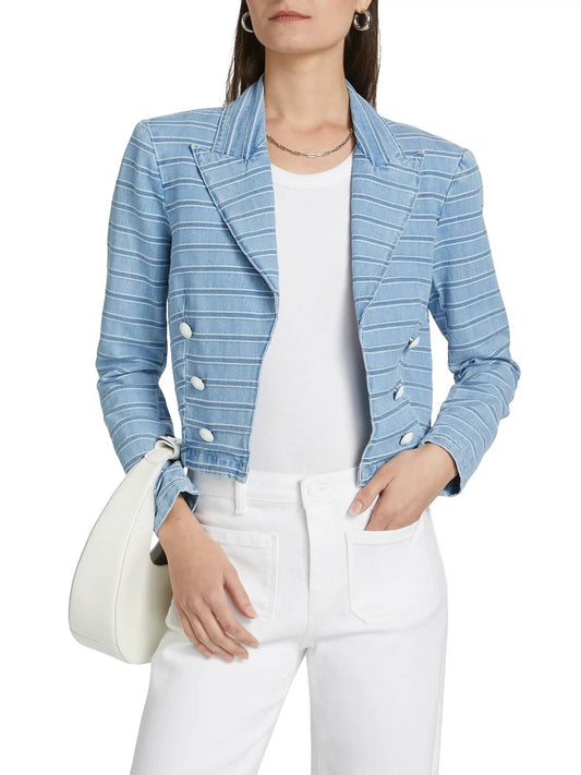 L'Agence - Dolly Crop Stripe Blazer