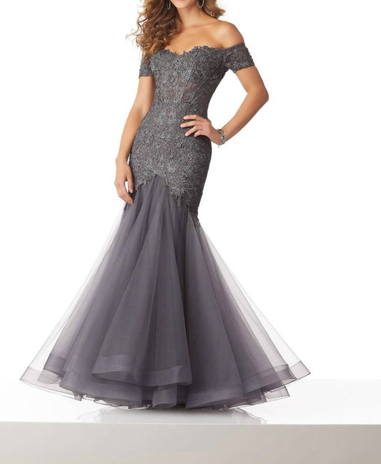 Mgny - Long Beaded Venice Dress