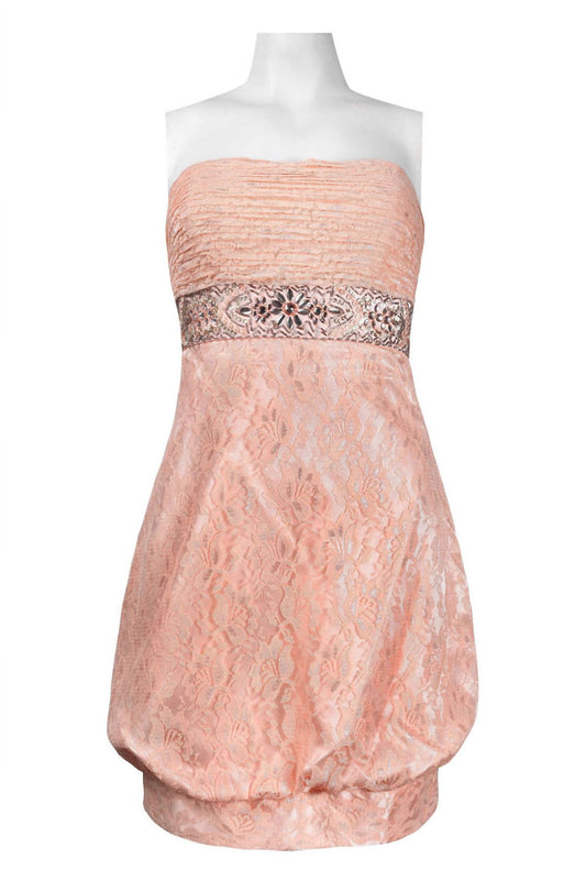 Sue Wong - Strapless Beaded Empire Balloon Dress