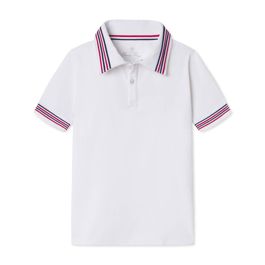 Classic Prep - Boy's Terence Tennis Performance Americana Polo