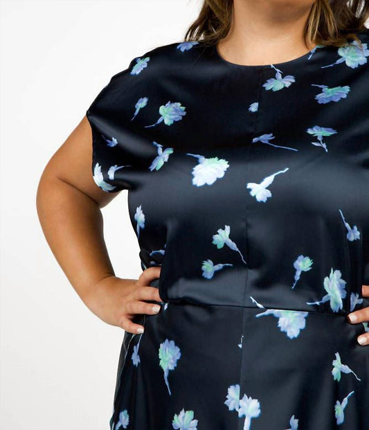 Vince - Sea Carnation Cap Sleeve Dress