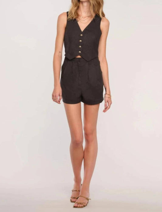 Heartloom - LINEN VEST ROMPER