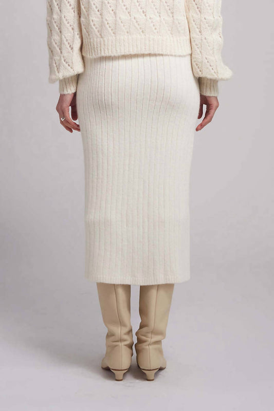 Eleven Six - Pia Wool Slim Midi Skirt