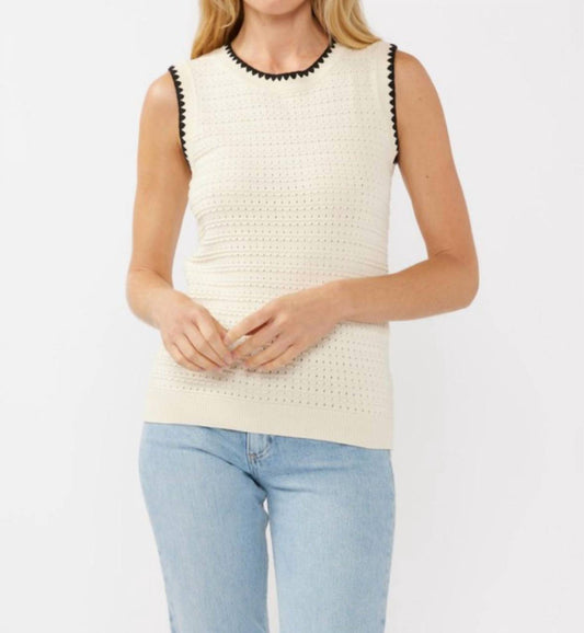 Lovestitch - JULES CHAIN LINK SWEATER TANK