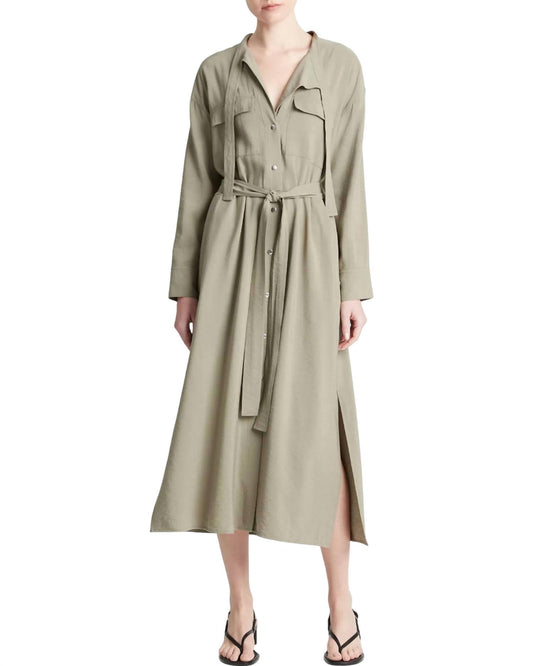 Vince - Soft Utility Shirt Dress