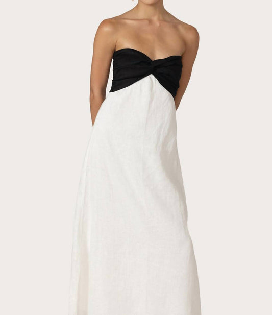 Lusana - Melody Linen Maxi Dress