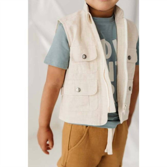 Babysprouts - Explorer Zip Up Sleeveless Vest