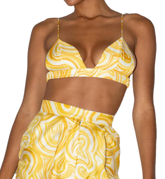 Ronny Kobo - Kara Bra Crop Top