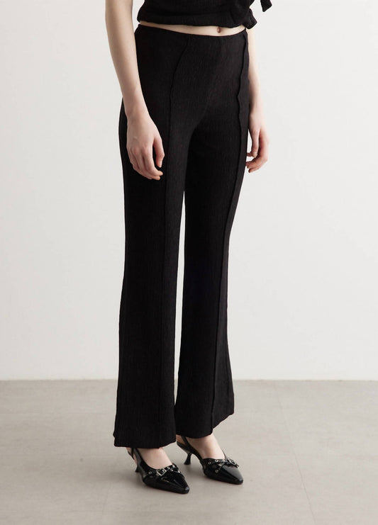 Ganni - Viscose Stretch Crepe Flared Pants