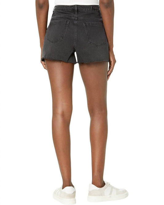 Blanknyc - Reeve High-Rise Five-Pocket Shorts with Destructed Hem in Living Life
