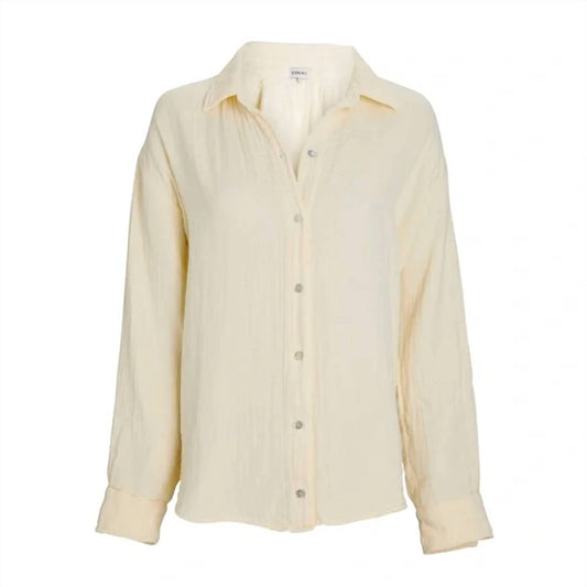 Donni. - Gauze Button Down Shirt