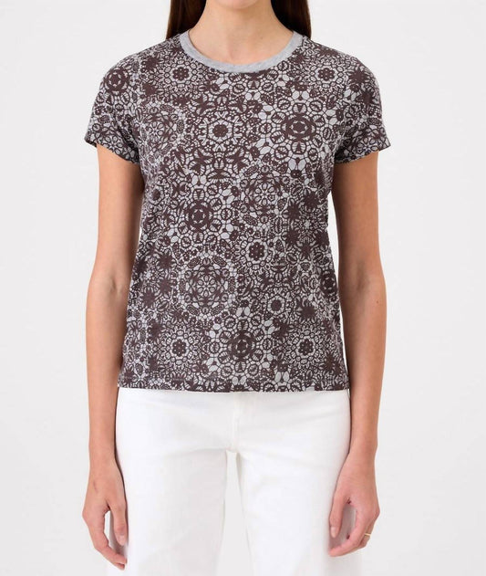 Goldie - Lace Print Boy Tee