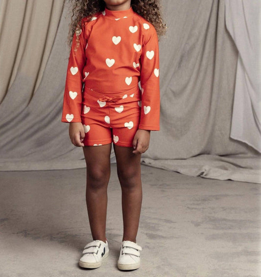 Mini Rodini - Girl's Hearts Swim Shorts
