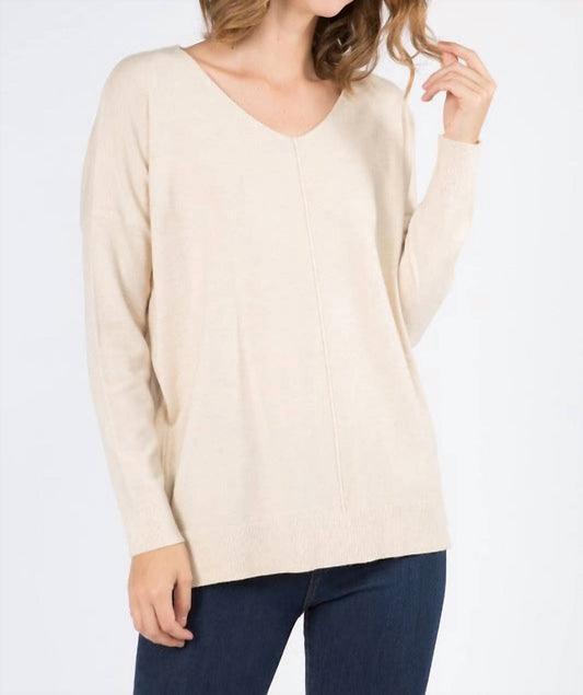 Dreamers By Debut - Super Soft Stretch V Neck Tunic Top