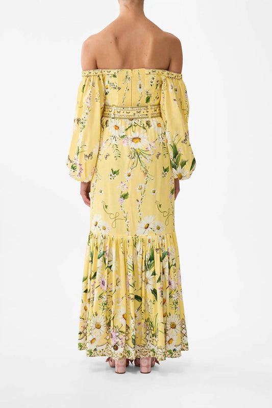 Camilla - Puff Sleeve Corset Dress