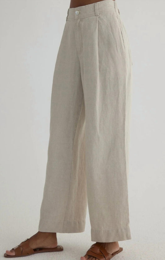 Bella Dahl - Pleated Wide Leg Ankle Pant