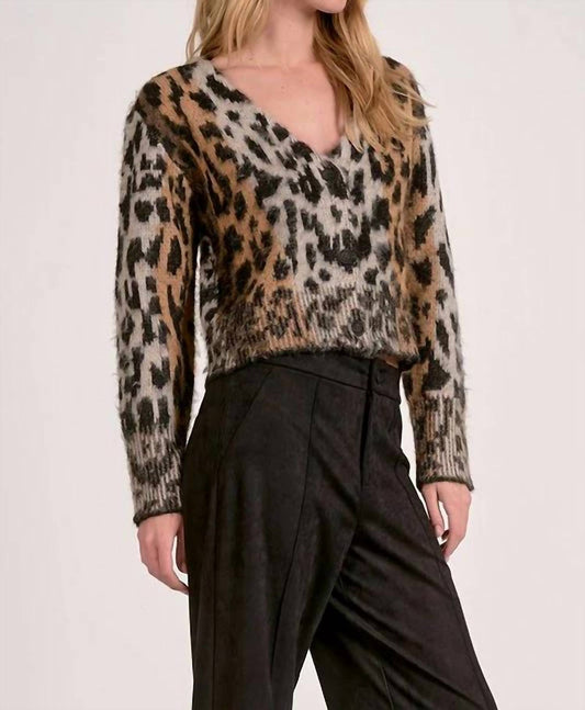 Elan - Cheetah Cardigan