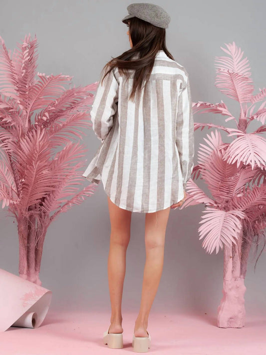 Lucca - Drew Striped Button Down Shirt