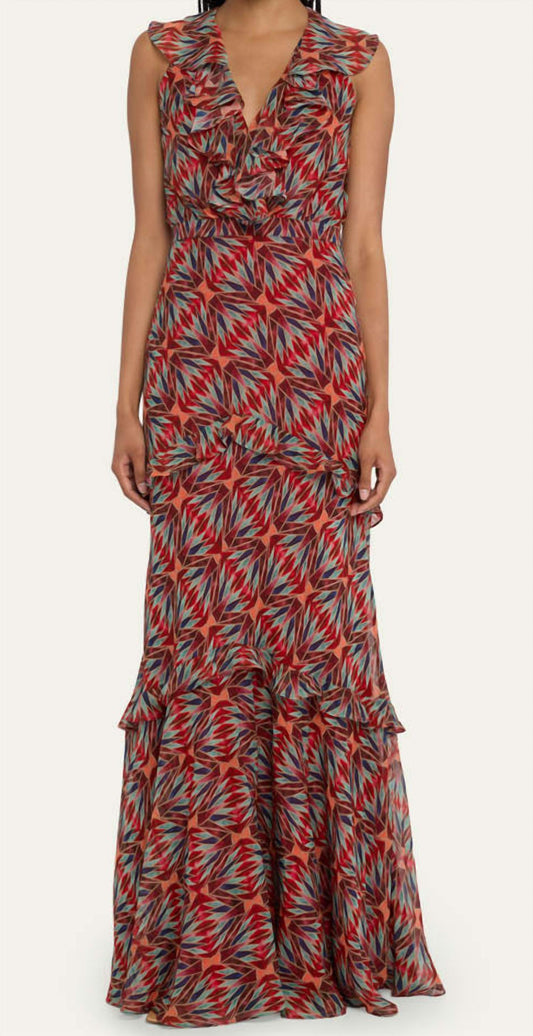Saloni - Women's Gerorgette Maxi Dress