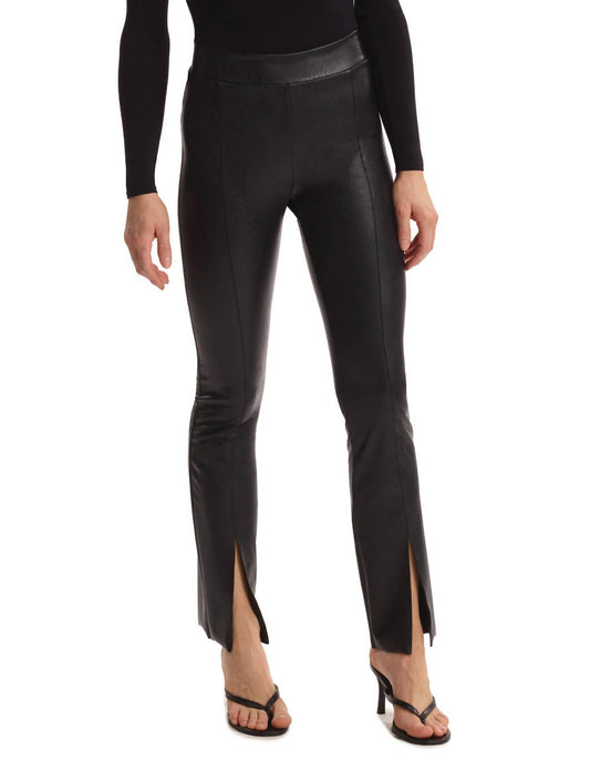 Commando - Faux Leather Split Front Pant