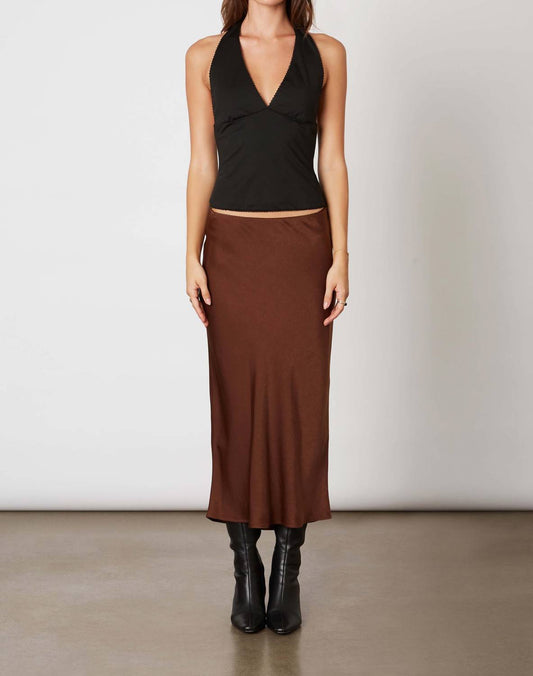 Cotton Candy La - Seyma Slip Midi Bias Cut Skirt