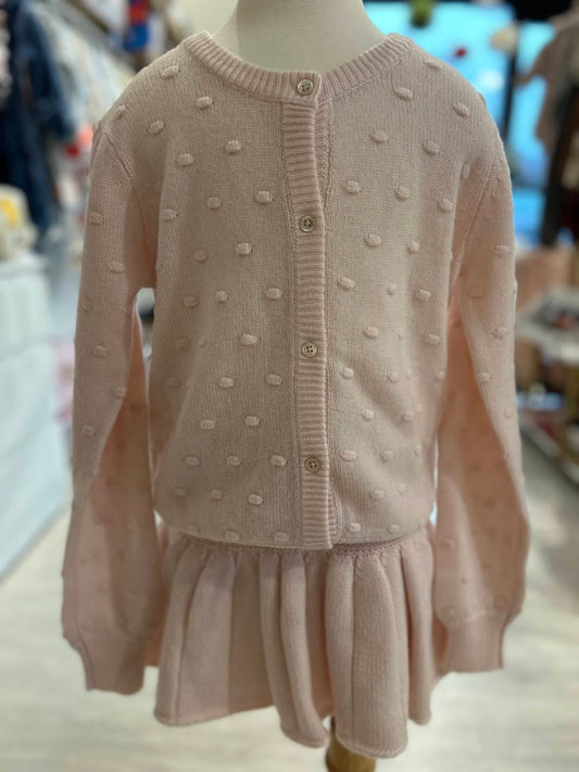 Mika & Milo - Girls Tennis Skirt And Cardigan Set