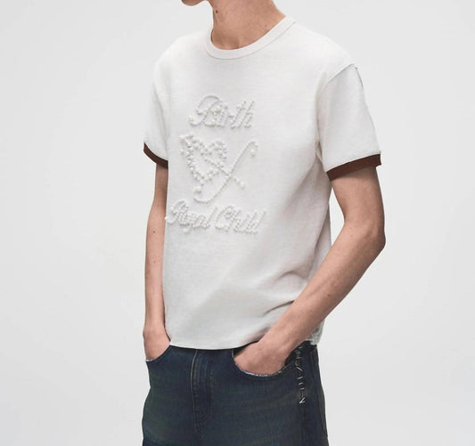 Birth Of Royal Child - Pearl Patchwork Logo T-shirt