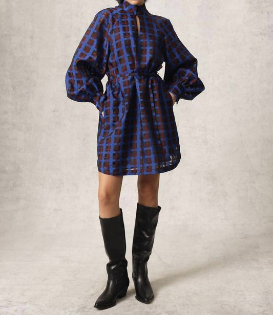 Emily Lovelock - Maureen Long Sleeve Mini Dress