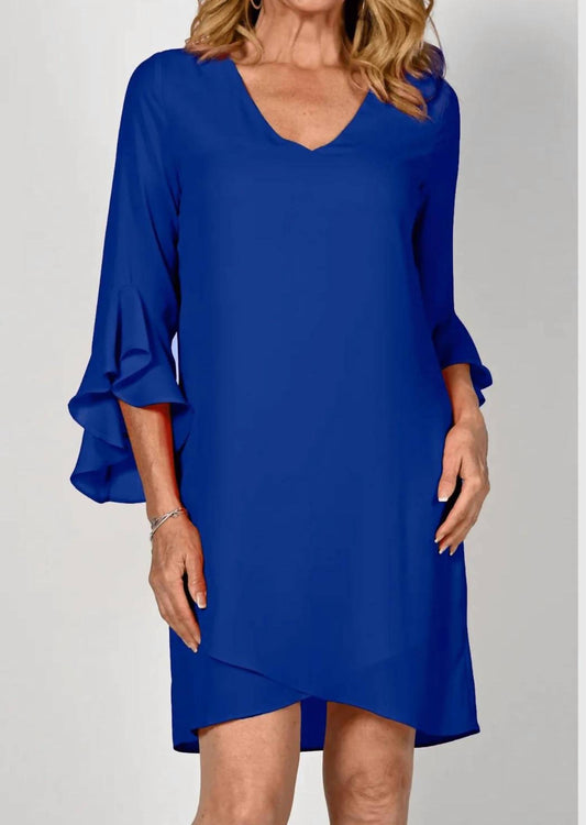 Frank Lyman - Ruffle Sleeve Dress