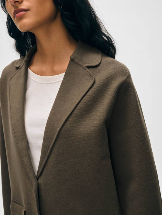 White + Warren - Superfine Organic Cotton Oversized Blazer