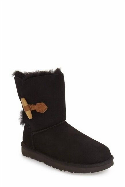 Ugg - Sheepskin Keely Toggle Ankle Boots Fur Lined