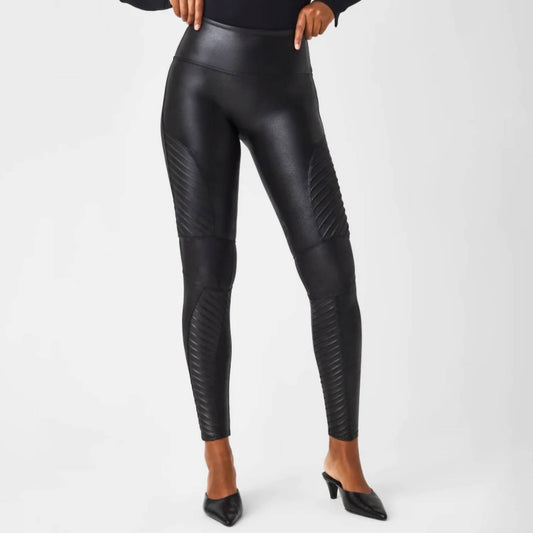 Spanx - Faux Leather Moto Leggings