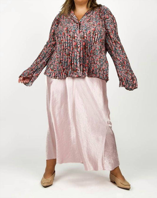 Vince - Raw Edge Paneled Slip Skirt