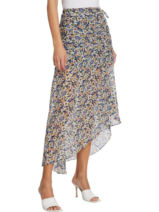 Veronica Beard - Lucien Silk Floral Midi Skirt