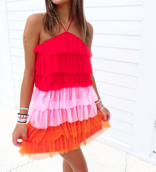 Tcec - Ruffle Organza Dress