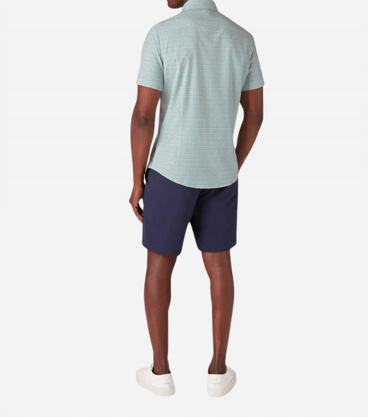 Mizzen + Main - Leeward Short Sleeve Trim Fit Dress Shirt