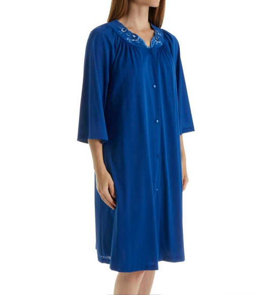 Shadowline Lingerie - Short 3/4 Sleeve Button Down Robe