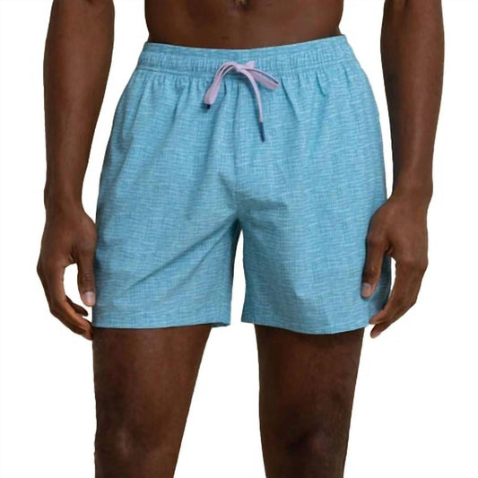 Southern Tide - Painted Check Swim Trunk