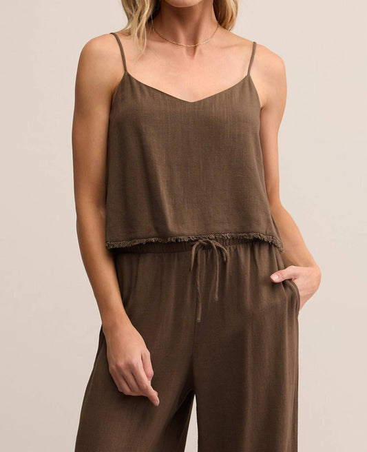 Z Supply - Sabel Cropped Linen Tank