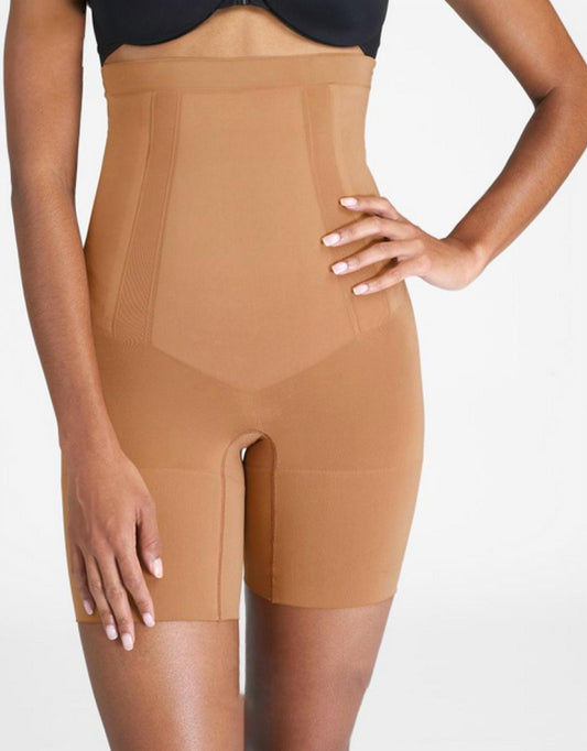 Spanx - High-waisted Mid-thigh Shorts