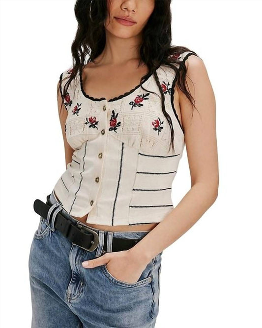 Free People - Rose Bud Knit Top