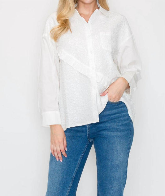 Joh - Walia Woven Textured Blouse