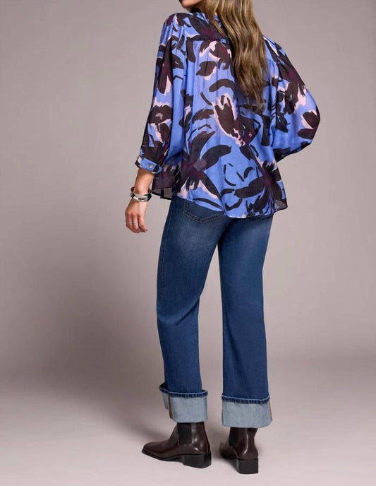 Tribal - Flowy Dolman Sleeve Blouse