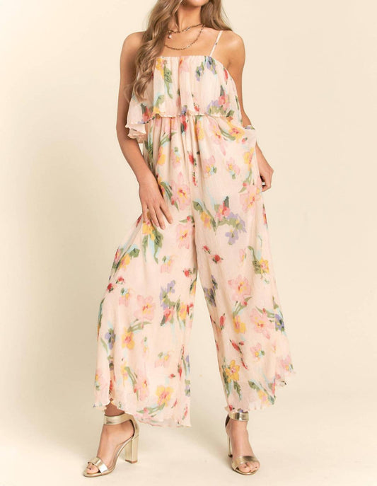 J.Nna - Megan Floral Jumpsuit