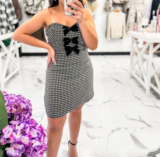 Storia - Bellissima Tweed Mini Dress