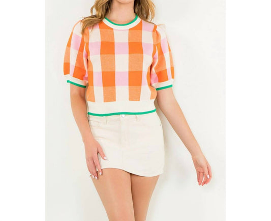 Thml - Alice Gingham Sweater