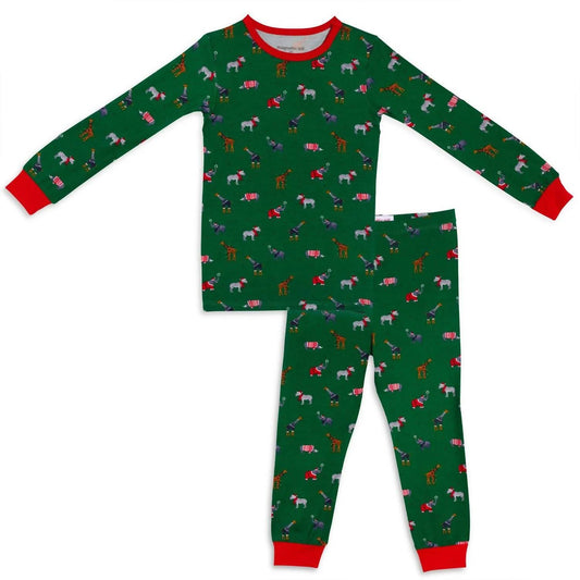 Magnetic Me - Kid's Jungle Bells 2 Piece Toddler Pajama Set