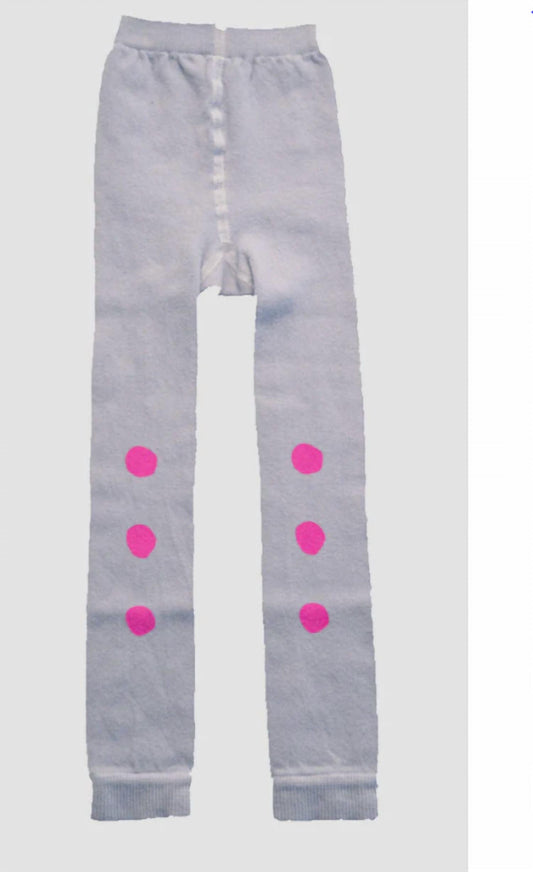 Wovenplay - Kids' Dot Framboise Tights